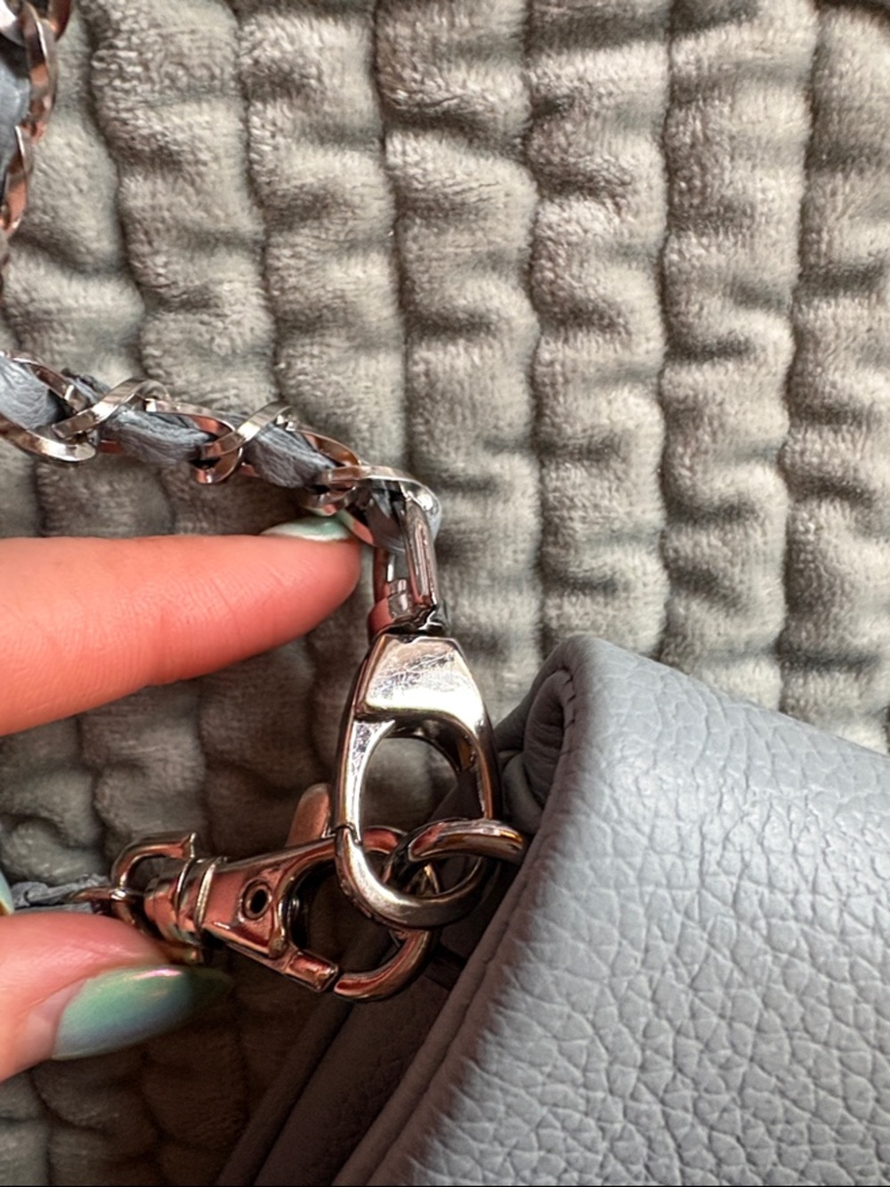 Zadig & Voltaire - Rock Crossbody - Leather - Blue - Picture 9 of 12